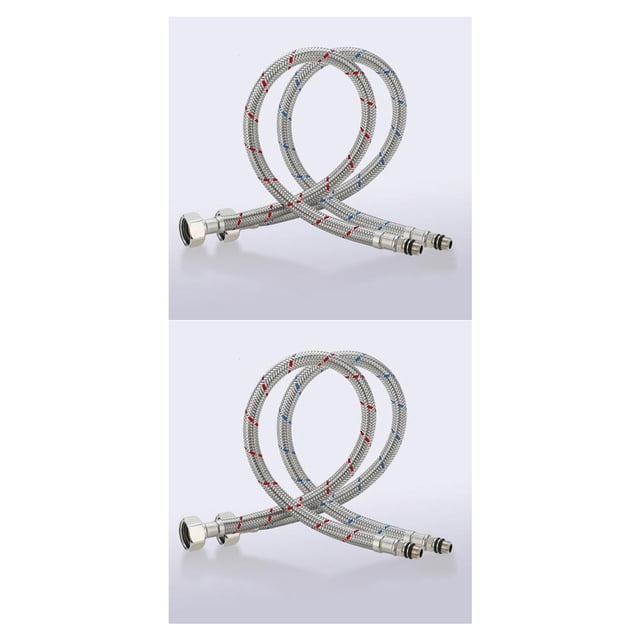 Mangueras de plomería de acero inoxidable trenzadas Matsuzay G1/4 conector de grifo de suministro 60cm