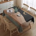 thumbnail image 2 of Boho Bohemian Art Rectangle Tablecloth 60"x84",Waterproof Polyester Rectangle Table Cloth, Wipeable Spillproof Polyester Tablecloth for Dining, Camping, Indoor and Outdoor, 2 of 5