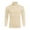 Beige, variant on COOFANDY Men's Casual Slim Fit Turtleneck T Shirts Lightweight Basic Cotton Pullovers