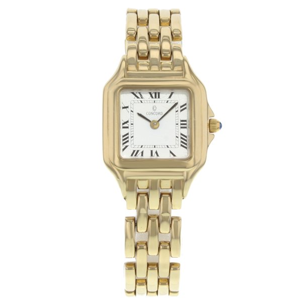 Concord Concord La Scala 28 62 63 Gold 22mm Women S Watch Certified Pre Owned Walmart Com Walmart Com