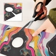 thumbnail image 6 of Yayeee Faucet Mat for Kitchen Sink 14.7" Diatomite Long Splash Guard Pad, Colorful Black, 2 Pack, 6 of 7
