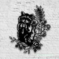thumbnail image 4 of Craftnamesign Raccoon Metal Sign LED Light, Woodland Animal Sign, Raccoon Decor, Raccoon Sign, 4 of 5