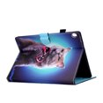thumbnail image 7 of Allytech Lenovo Smart Tab M10 Case Model TB-X506F/X605F, Slim Fit PU Leather Auto Sleep Wake Kickstand Protective Shockproof Case Cover for Lenovo Tab M10 TB-X505F TB-X605F - Cat, 7 of 7