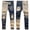 Z-522BD, variant on YMNXA Big Kids Boys Denim Pants High Waist Straight Fit Distressed Comfortable Fashion Stretch Trousers Jeans With Pockets For Casual Daily Wear,Grey,9-10 Years