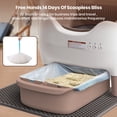 thumbnail image 3 of Multi-cat Automatic Cleaning Litter Box - Spacious Robot-style Litter Box Equipped with Smart Sensors, Open Design, And 360° Safety Features. Odorless Automatic Scooping for Indoor Cats, 3 of 9