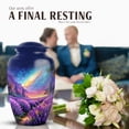thumbnail image 4 of JAGASY Lavender Grass Combo Urns for Memorial - Large Galaxy 10 Inch Urn for Adult Ashes Human - 3 Inch Purple Keepsake Urns for Burial - Male Urn Blue for Ashes - (1 Large, 4 Small), 4 of 7