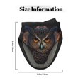thumbnail image 3 of Pofeuu Classical Style Brown Owl Print Thickened Mini Silicone Oven Mitts Heat Resistant, Rubber Oven Mitt Gloves, Finger Pinch Grips, Pot Holder, Silicone Potholder, 3 of 7