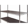 thumbnail image 5 of CozyNestFinds Wire Shelf Liner 18" x 48" Value Pack of 5 Flat Heavy Duty Waterproof Non-Adhesive Industrial Strength Plastic Mats for Tier Shelving Unit, Gray, 5 of 14