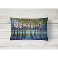 thumbnail image 2 of Carolines Treasures PPD3022PW1216 Tanzanite River Canvas Fabric Decorative Pillow, 12H x16W, multicolor, 2 of 4