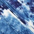 Romex Textiles Polyester Spandex TieDye Knit Fabric Blue/Purple/White