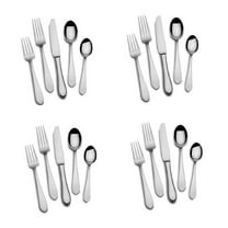 Towle Boston Antique 18/10 Stainless Steel 20pc. Flatware Set (Service for Four)
