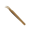 thumbnail image 3 of Electronic Tweezers, Tweezers Fine Curved Tip Aluminium Alloy High Strength Antimagnetic  For Working Gold, 3 of 8
