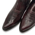 thumbnail image 3 of The Western Shops Men's Genuine Leather Short Ankle Cowboy, Charro Botin, 3 of 6