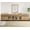 Oak, variant on 4 In 1 Sideboard Buffet Cabinets With Glass Doors And 2 Drawers, Modern Sideboard Credenza With Adjustable Shelf And Metal Base,Cabinet Storage Cabinet,Beige