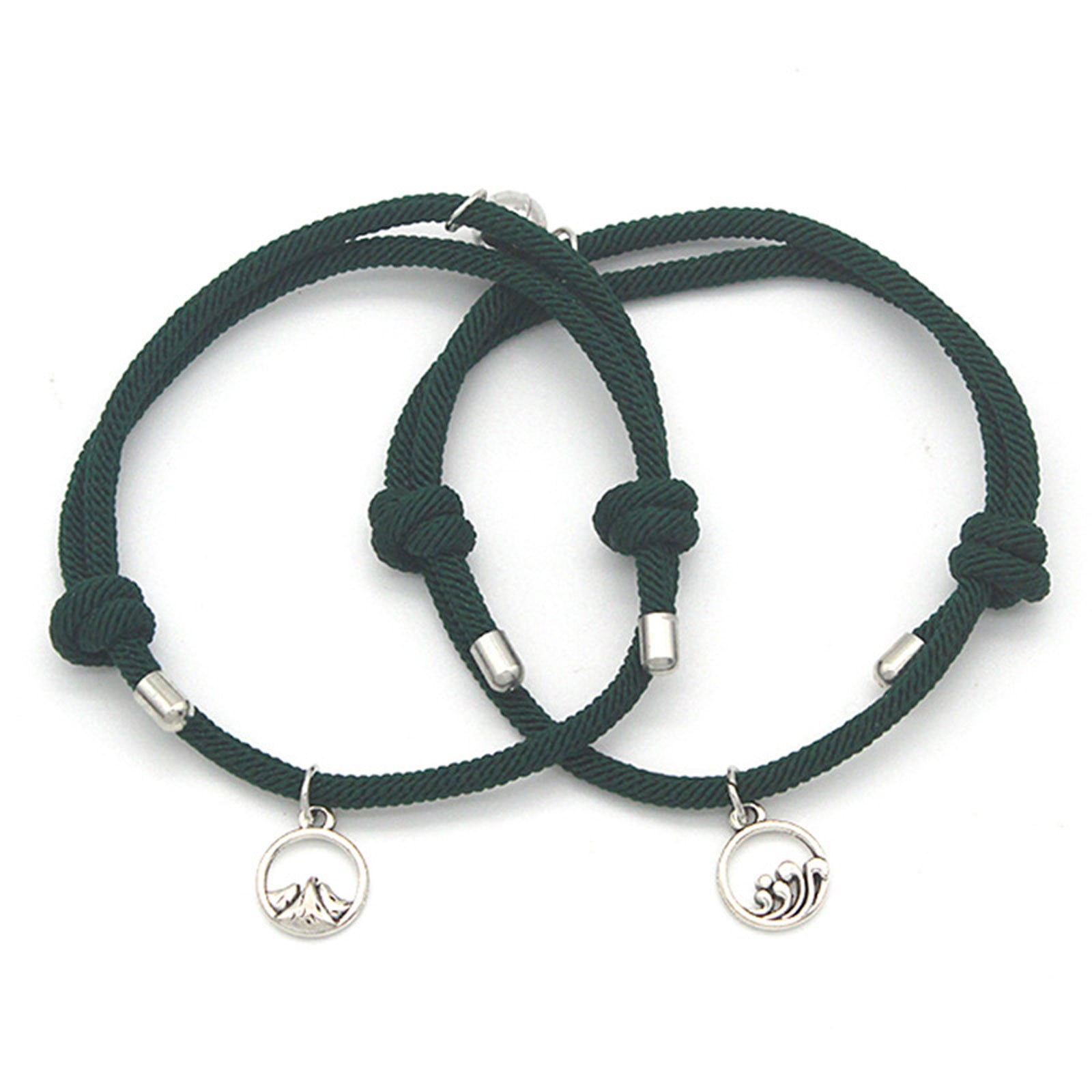 Hanshake Alloy Sun And Moon Sea Oath ShanMeng Lovers Lodestone Customized  Hand Rope - Walmart.com