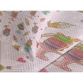 thumbnail image 4 of Ambesonne Ice Cream Quilted Bedspread Set 3 Pcs, Teapots Cookies, Queen Size, Multicolor, 4 of 5