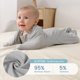 thumbnail image 2 of Saco de dormir de bambú Blanket ZIGJOY Shark-Fin para 6 a 12 meses, 2 of 6