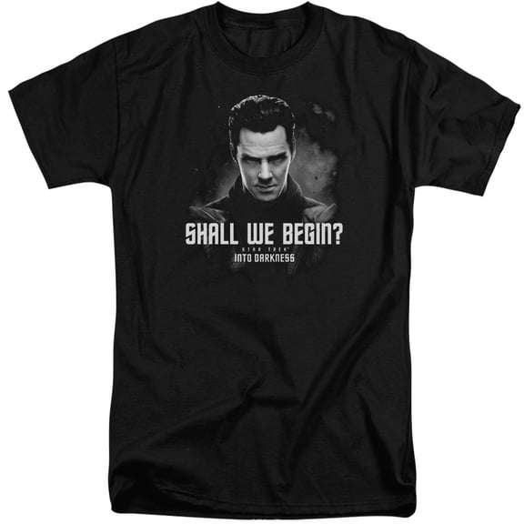 Star Trek - Shall We Begin - Tall Fit Short Sleeve Shirt - XX-Large