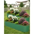 thumbnail image 2 of GloryStar Set of 2 Outdoor Raised Garden Beds, Deep Durable Planter Boxes with Quick, Tool-Free Assembly, 2 of 7