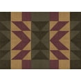 thumbnail image 1 of Ahgly Company Indoor Rectangle Patterned Light Brown Area Rugs, 2' x 4', 1 of 1
