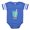 Royal Blue, variant on CafePress - Bubble Tea_B - Cute Infant Baby Football Bodysuit