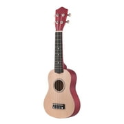 Eccomum 21 Inch Colored Acoustic Soprano Ukulele Basswood Uke Portable Musical Instrument For Beginners Gift For Boys Grils