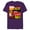 Purple, variant on Disney and Pixar’s Cars Dad of the Birthday Champ Party - Short Sleeve Blended T-Shirt for Adults - Customized-Denim Snow Heather