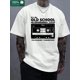 thumbnail image 1 of (Orientación Loai), estampado de monograma, camiseta boutique de algodón grueso de 220 g, camiseta casual de algodón de moda para hombre, camiseta de cuello redondo de manga corta, camiseta de ocio, 1 of 7