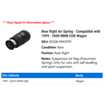thumbnail image 2 of Rear Right Air Spring - Compatible with 1999 - 2000 BMW 528i Wagon, 2 of 2