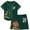 Green, variant on Teenage Mutant Ninja Turtles Boys Baseball Jersey Shirt and Shorts Clothing Set- Little and Big Boys Sizes 4-20