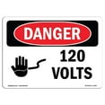 thumbnail image 1 of SignMission OS-DS-A-1218-L-1003 12 x 18 Po Signe de Danger OSHA - 120V, 1 of 1