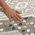 thumbnail image 3 of Addison Rugs Mayfield Premium Machine Washable Transitional Tribal Ivory Round Rug, 8' x 8', 3 of 8
