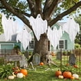 thumbnail image 2 of Ayieyill Halloween Hanging Ghosts Outdoor Decoration(6 Pack), Cute Flying Ghosts for Halloween Yard Garden Porch Party Decorations, 2 of 6