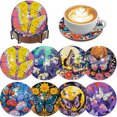 thumbnail image 1 of Poslas Arte Diamantes Redondas Kits Diy Dot Coasters 8pcs para La Mesa Del, 1 of 8