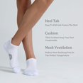 thumbnail image 4 of Running Ankle Socks with Cushion, Low Cut Athletic Tab Socks for Men and Women 6 Pack, 4 of 5