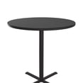 thumbnail image 4 of Correll Bxb42R-07 Cafe and Breakroom Tables - Round Bar Stool-Standing Height - Black Granite, 4 of 5