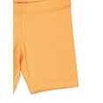 thumbnail image 3 of Wonder Nation Girls Bike Shorts, 2-Pack, Sizes 4-18 & Plus, 3 of 3