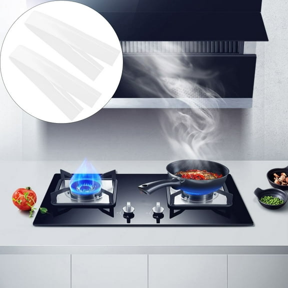 Soimiss 2Pcs Stove Edge Strip Strip Silicone Sealing Dishwasher Safe Countertop