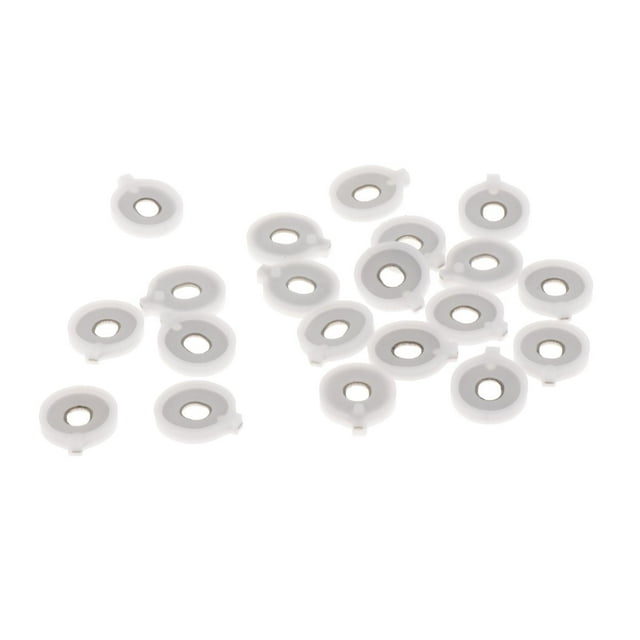 lionlar 20 Pièces Alto Valve Guides en Plastique Laiton Instruments Alto Pièces 18mmx15mm