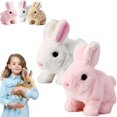thumbnail image 1 of MesaSe Bunby - Mon Lapin Réaliste Lapin Réaliste Peut Marcher et Parler Bunby Mon Lapin Réaliste Lapin en Peluche Bliss Peluche de Pâques Interactive Robot Lapin Réaliste (Rose), 1 of 7