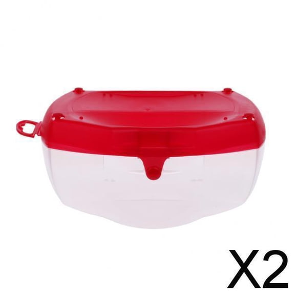 Caja de almacenamiento para máscara de snorkel, estuche rígido para manualidades, resistente, paquete de 2-4 2 piezas