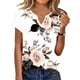 thumbnail image 3 of TaTaai Women's Easter Print Base Layer Short Sleeve Crew Neck Fitted Spring Summer Tee Daily Casual Work Office Weekend Party Gift, 3 of 7