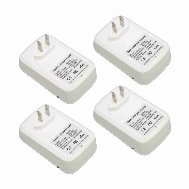 Caja De Ahorro De Electricidad, 4 PC 28000W 50-60Hz Smart Energía ABS ABS Saver Para Aires Acondicionados De La Oficina En El Hogar Lavadoras