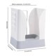 thumbnail image 2 of Basura Ajustable Expandible Cubo para Baño () Blanco, 2 of 2
