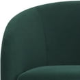 thumbnail image 3 of Lifestyle Solutions Briars Art Deco Style Swivel Accent Chair, Green Velvet, 3 of 7