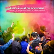Color Blaze Holi Colored Powder 8 Individual Color Packets (1 Packet of Each Color)
