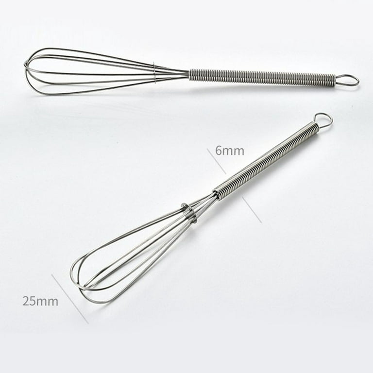 Sufanic Whisks for Cooking, 2Pcs Stainless Steel Whisk for Blending,Balloon  Wire Whisk,7.2inch