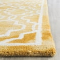 thumbnail image 3 of Safavieh Dip Dye Leighton Geometric Wool Runner Rug, Gold/Ivory, 2'3" x 8', 3 of 11