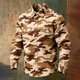 thumbnail image 1 of Ceisia Men's Loose Fit Vintage Desert Camouflage Print Long Sleeve Cotton Shirt Coffee XXXXXL Gifts, 1 of 3