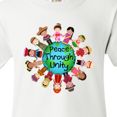 thumbnail image 4 of Inktastic Peace Through Unity Youth T-Shirt, 4 of 5